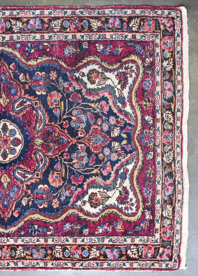 PERSIAN SAROUK WOOL RUG - 4