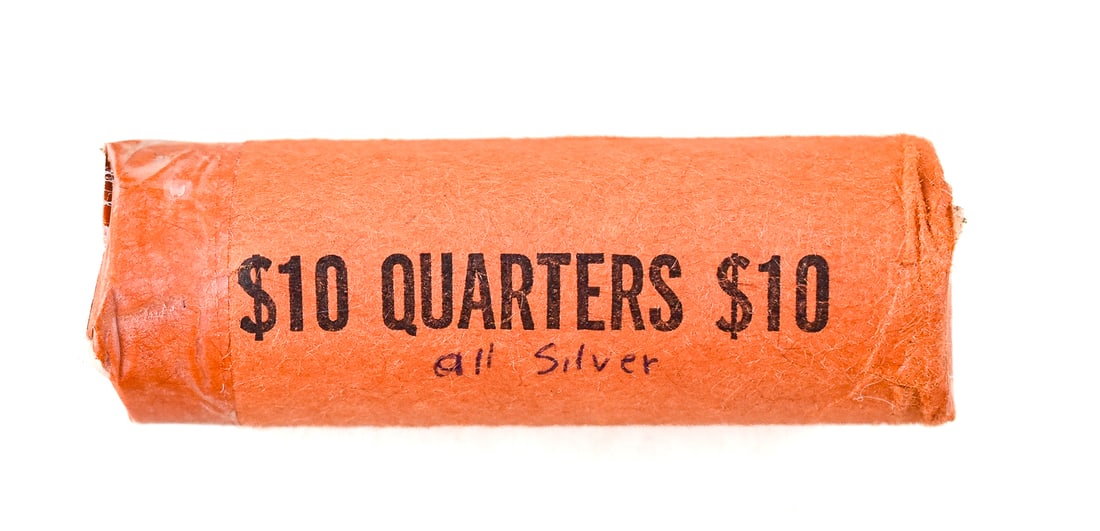 ONE ROLL OF SILVER QUARTERS (1 of 2)