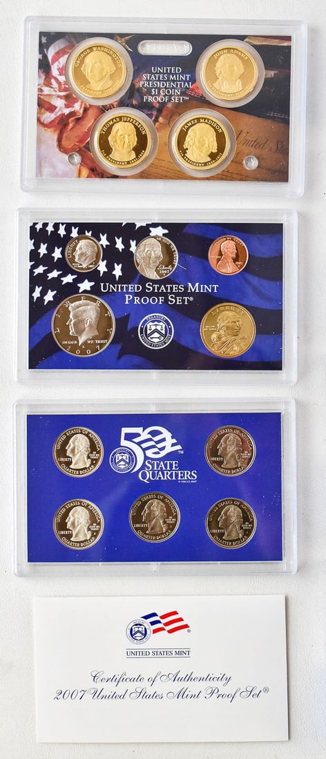 1999-2008 U.S. PROOF SETS - 2