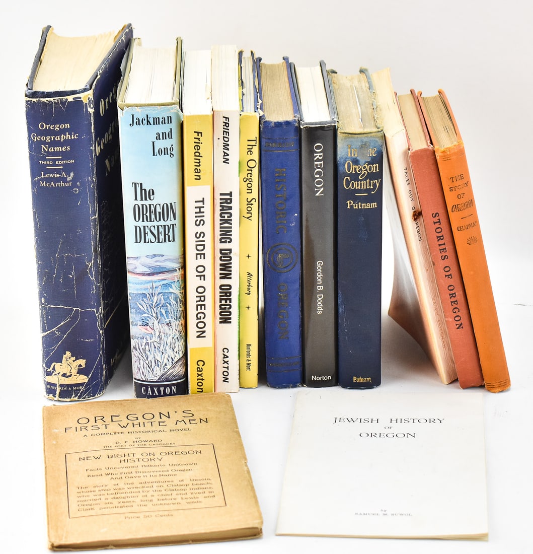 OREGON HISTORY & GEOGRAPHIC RELATED BOOKS: FIRST ED. 'THE OREGON STORY', 'THE OREGON DESERT', & MORE (1 of 7)