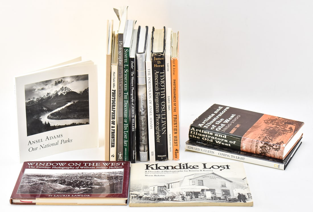 PHOTOGRAPHY & FAMOUS PHOTOGRAPHER-RELATED BOOKS: FIRST EDITIONS, ANSEL ADAMS, EDWARD CURTIS, & MORE (1 of 6)