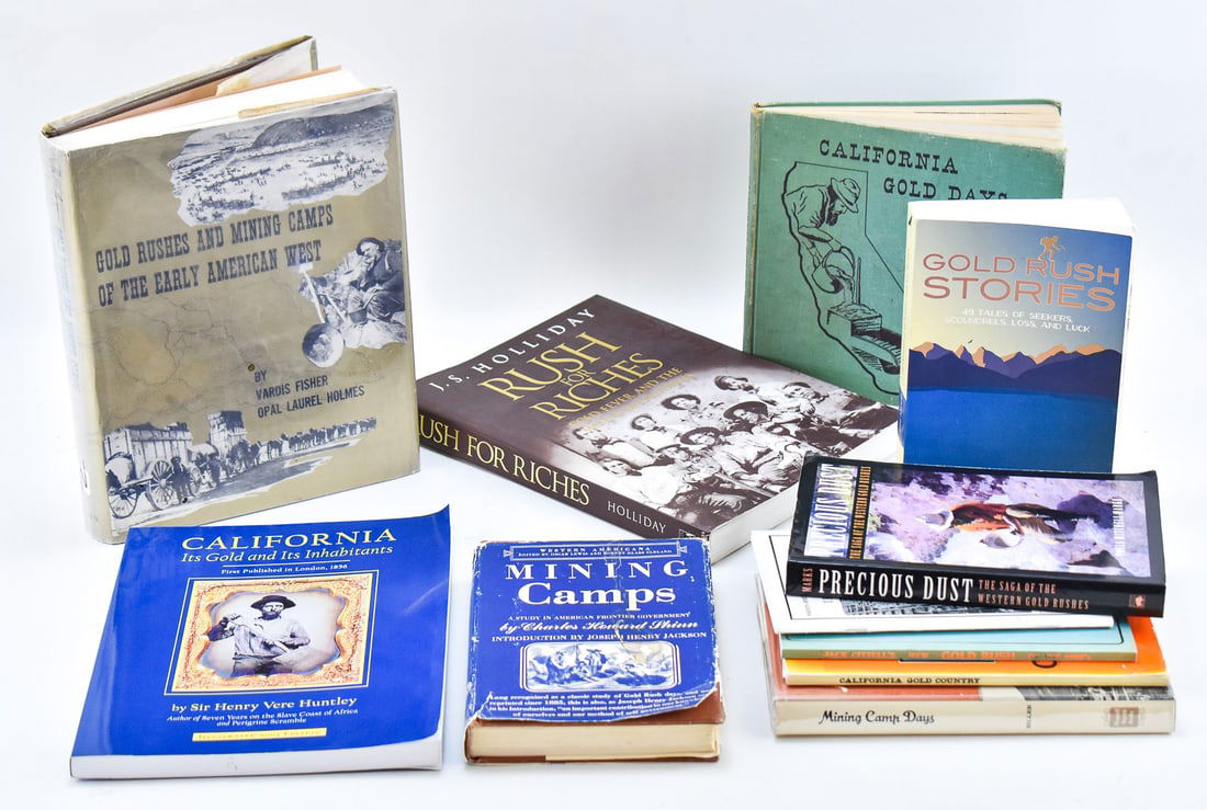 MINING RELATED BOOKS: 'CALIFORNIA GOLD DAYS', 'PRECIOUS DUST', & MORE (1 of 5)