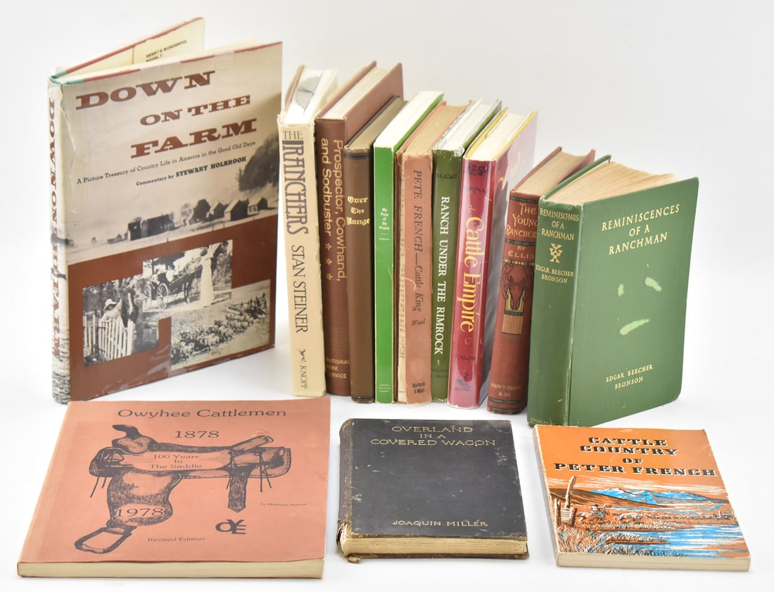 RANCHING BOOKS ASSORTMENT: FIRST EDITION 'THE RANCHERS', 'OWYHEE CATTLEMEN', & MORE (1 of 3)