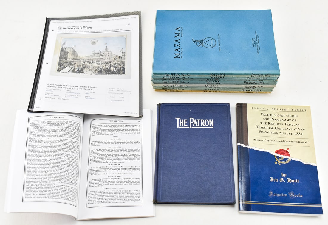 FRATERNAL AND GRANGE-RELATED BOOKS: THE MAZAMAS & FORGOTTEN BOOK SERIES PUBLICATIONS (1 of 4)