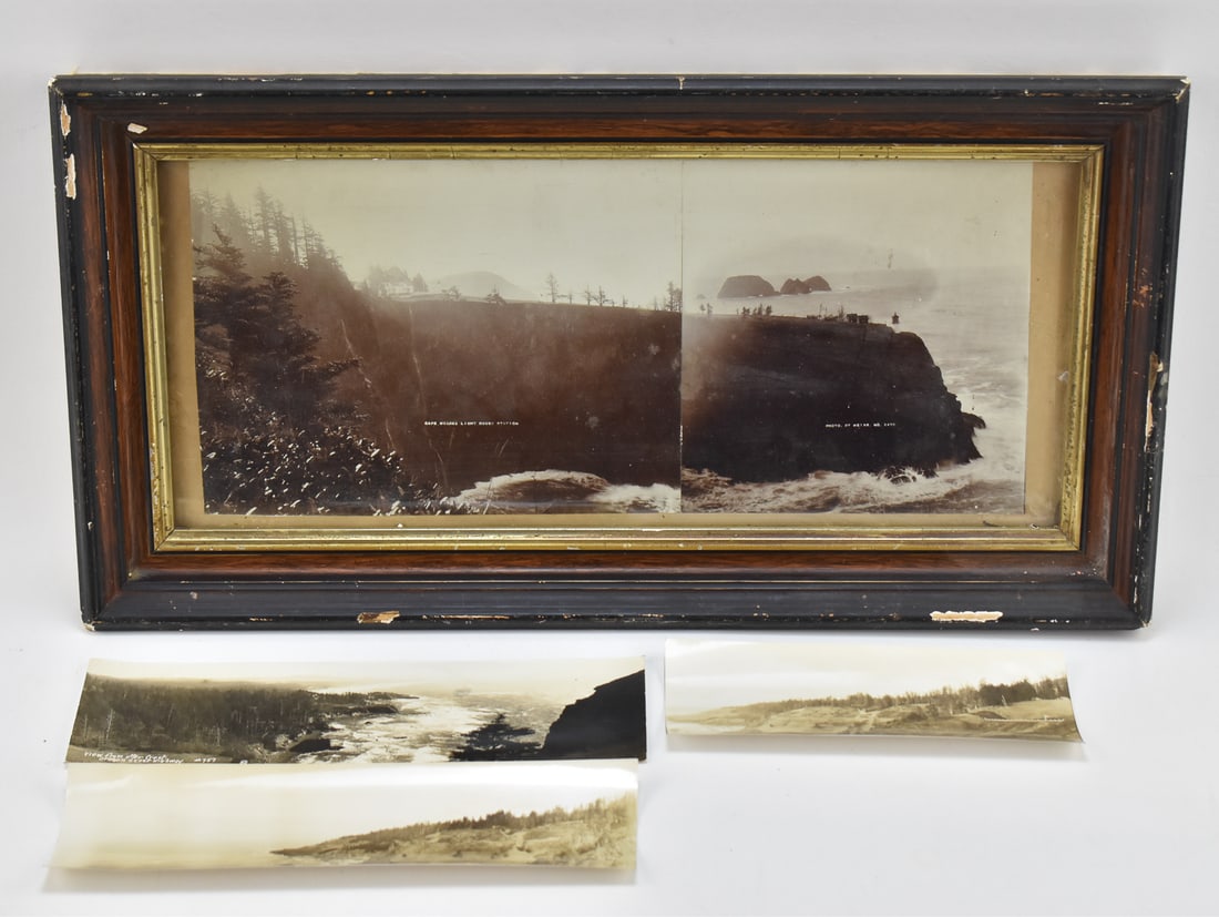 EARLY OREGON COAST PHOTOGRAPHY: CAPE FOULWEATHER, OTTER CREST, CAPE MEARS LIGHT HOUSE STATION (1 of 4)