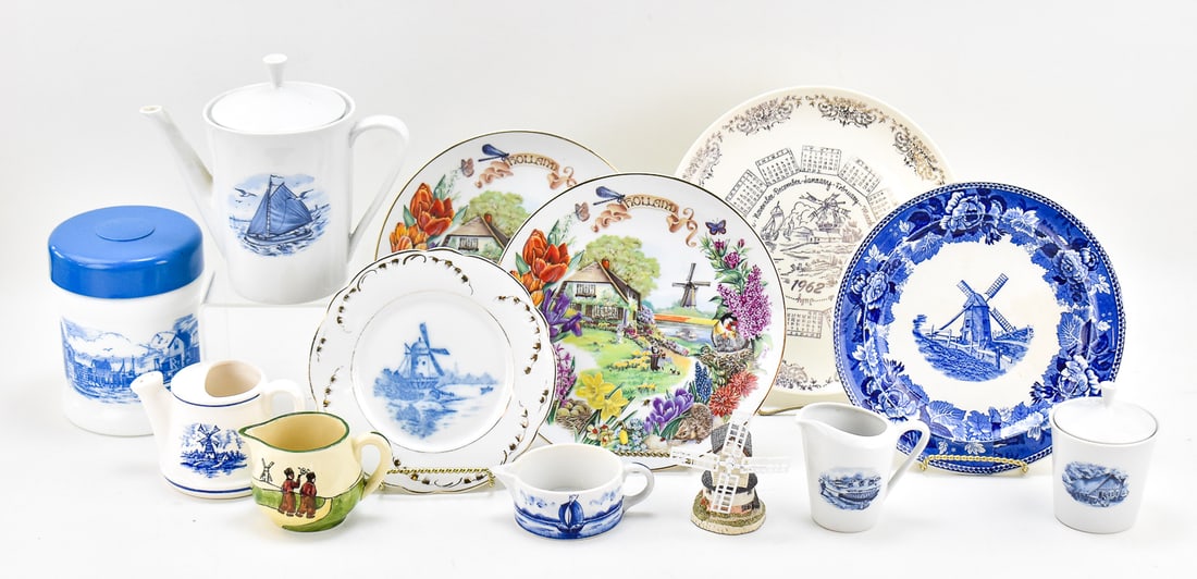 DUTCH-THEMED CHINA ASSORTMENT: DOT BARLOWE, TAYLOR SMITH TAYLOR, & MORE (1 of 5)