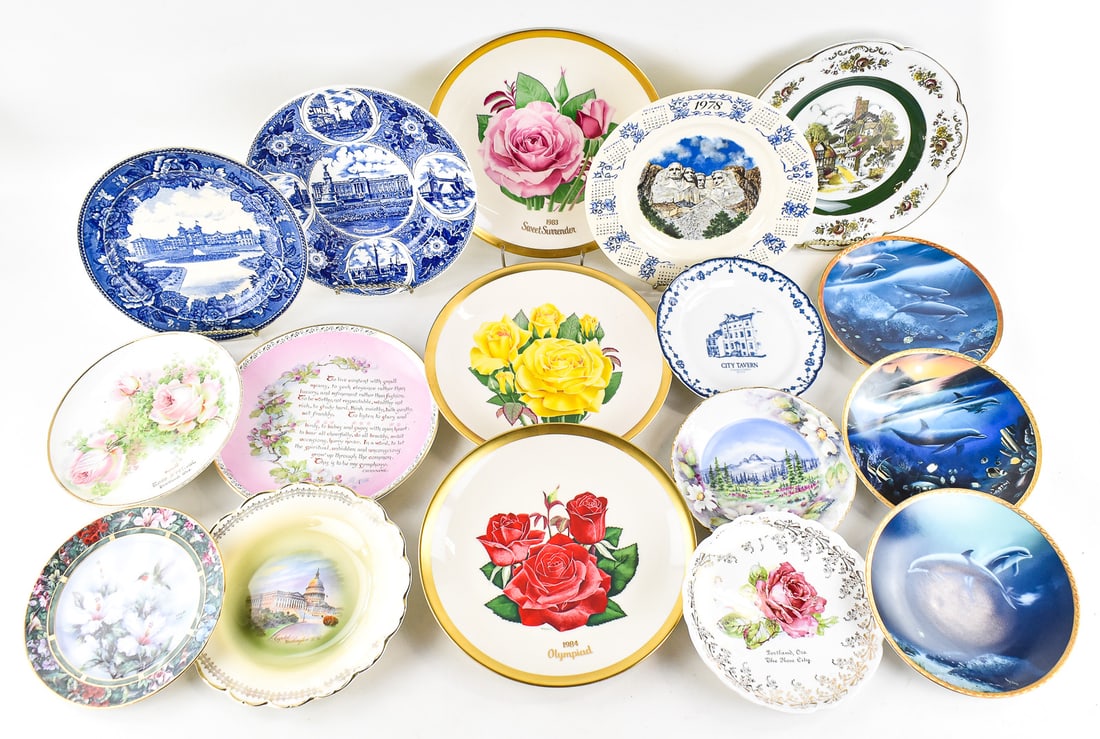 COLLECTOR'S AND SOUVENIR PLATES: PORTLAND ROSE FESTIVAL, WEDGWOOD, & MORE (1 of 6)