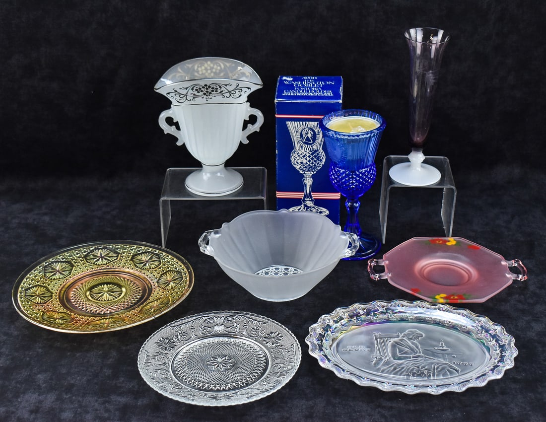 ASSORTED GLASSWARE: FOSTORIA, IMPERIAL, DUNCAN MILLER, & MORE (1 of 4)