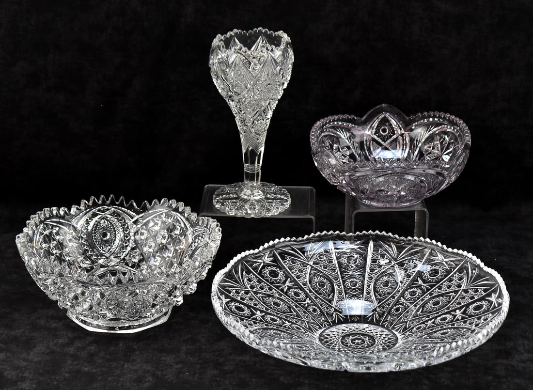 CUT AND PRESSED GLASS ASSORTMENT: NORTHWOOD, IMPERIAL, & MORE (1 of 2)