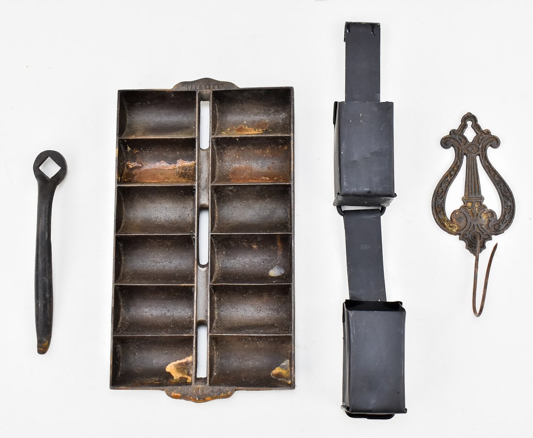 CAST-IRON & METAL HOUSEHOLD ITEMS (1 of 2)