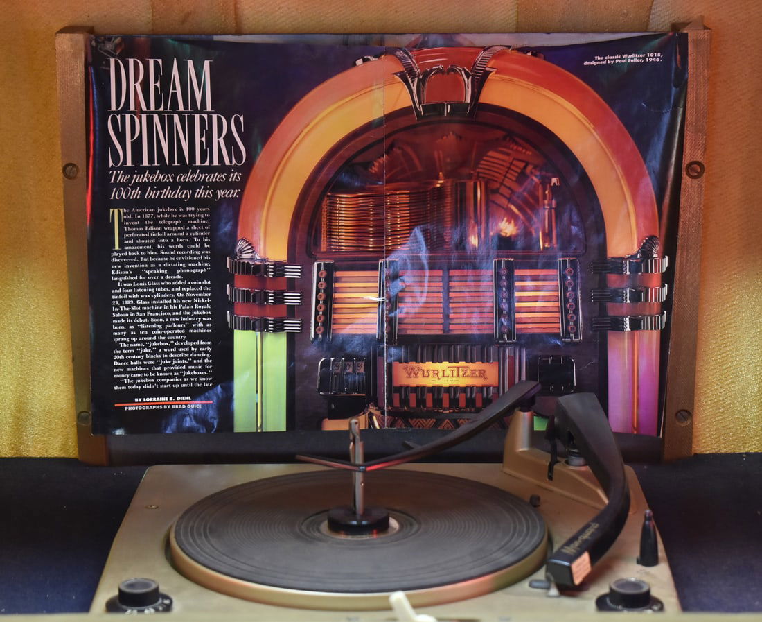 AMI MODEL A JUKEBOX CONVERTED INTO RECORD PLAYER, C. 1946 - 3