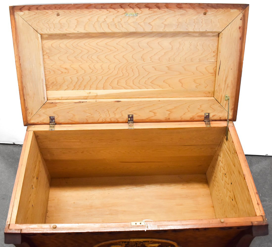 CUSTOM STAG DESIGN CEDAR CHEST - 2