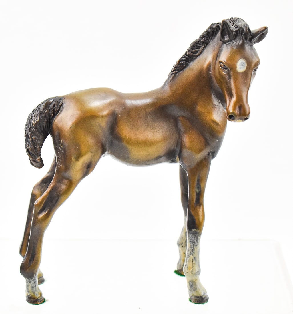 AFTER FREDERIC REMINGTON 'INSPIRE' BRONZE SCULPTURE 77/2500: An after Frederic Remington limited edition "Inspire" bronze sculpture. Numbered 77/2500 and engraved with the title, artist, and date of 1996 on the base with the studio's mark. The