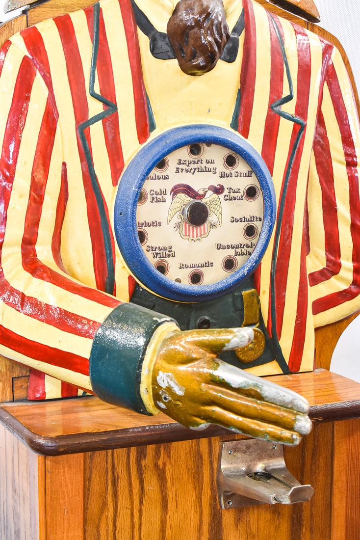 TWENTY FIVE CENT 'SHAKE HANDS WITH UNCLE SAM' GRIP TESTER - 3