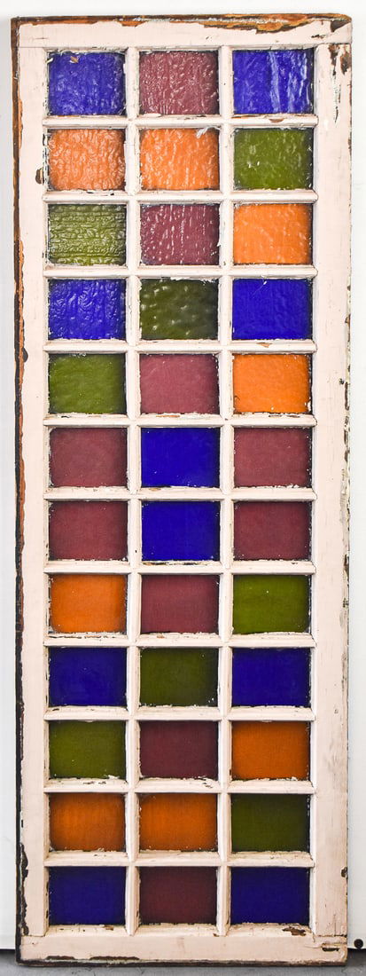 MULTI-COLORED GLASS DOOR PANEL - 2