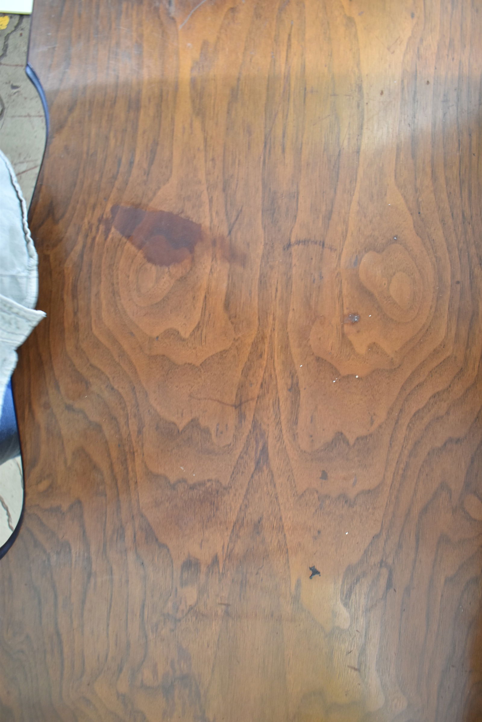 WALNUT BED FRAME & VANITY - 4