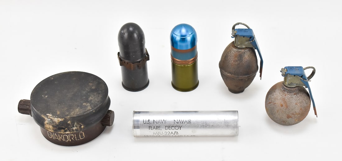 INERT GRENADES, LAND MINE, & FLARE (1 of 1)