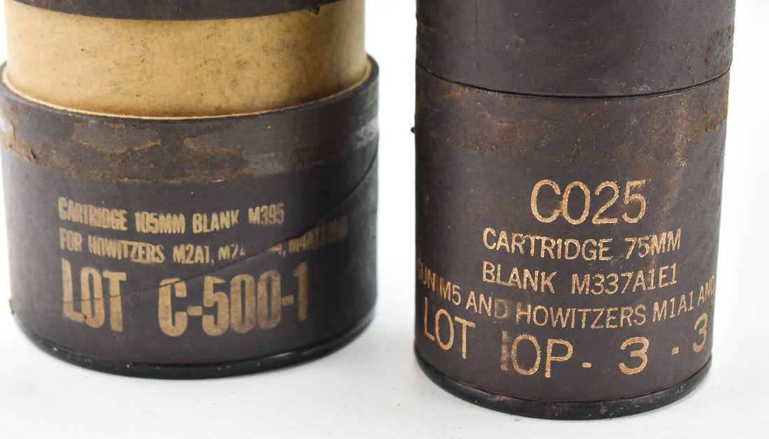 INERT BLANK HOWITZER SHELLS - 2