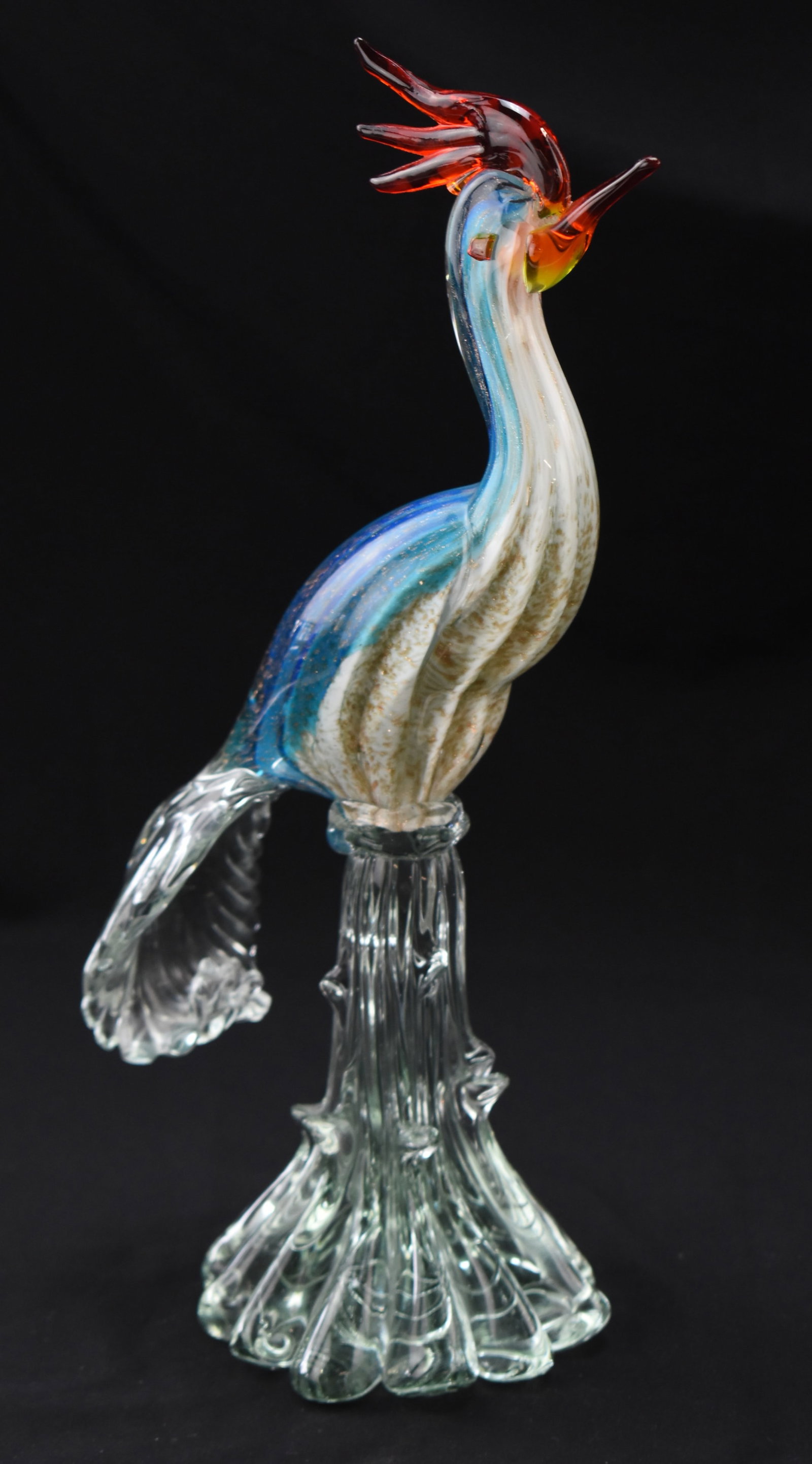 ST. JUDE CHARITY LOT: MID-CENTURY VENETIAN MURANO ART GLASS BIRD SCULPTURE (1 of 3)