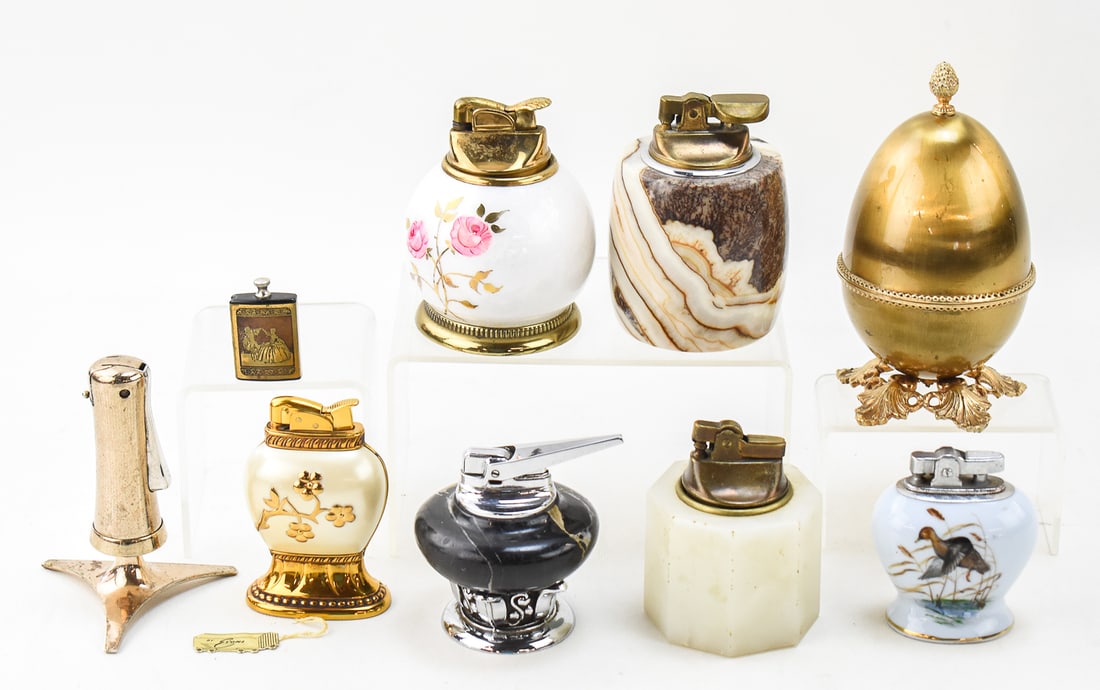 20TH CENTURY TABLE LIGHTER ASSORTMENT: RONSON, BLITZ, EVANS, & MORE (1 of 4)