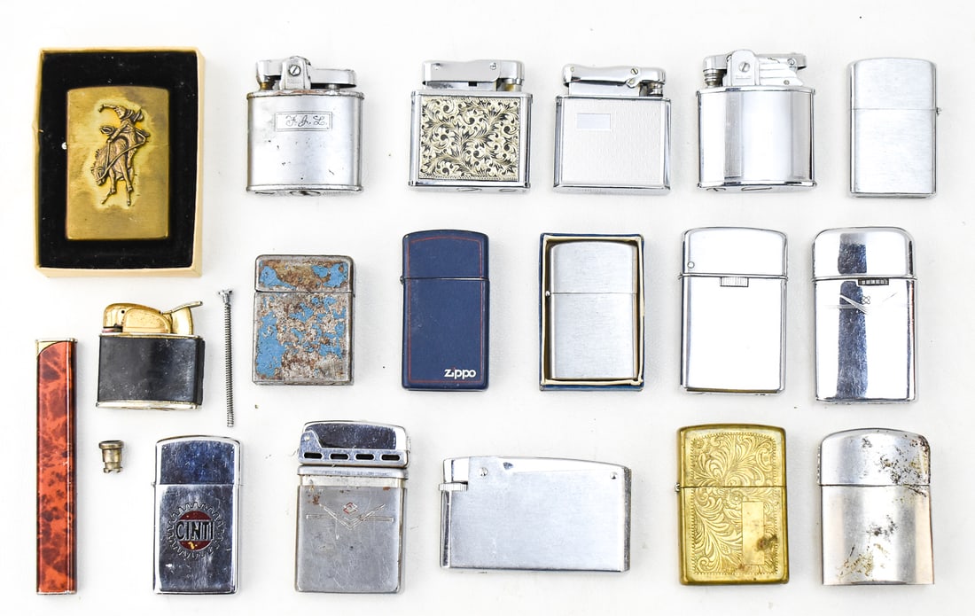 20TH CENTURY LIGHTER ASSORTMENT: ZIPPO, RONSON, HALCO, & MORE (1 of 2)