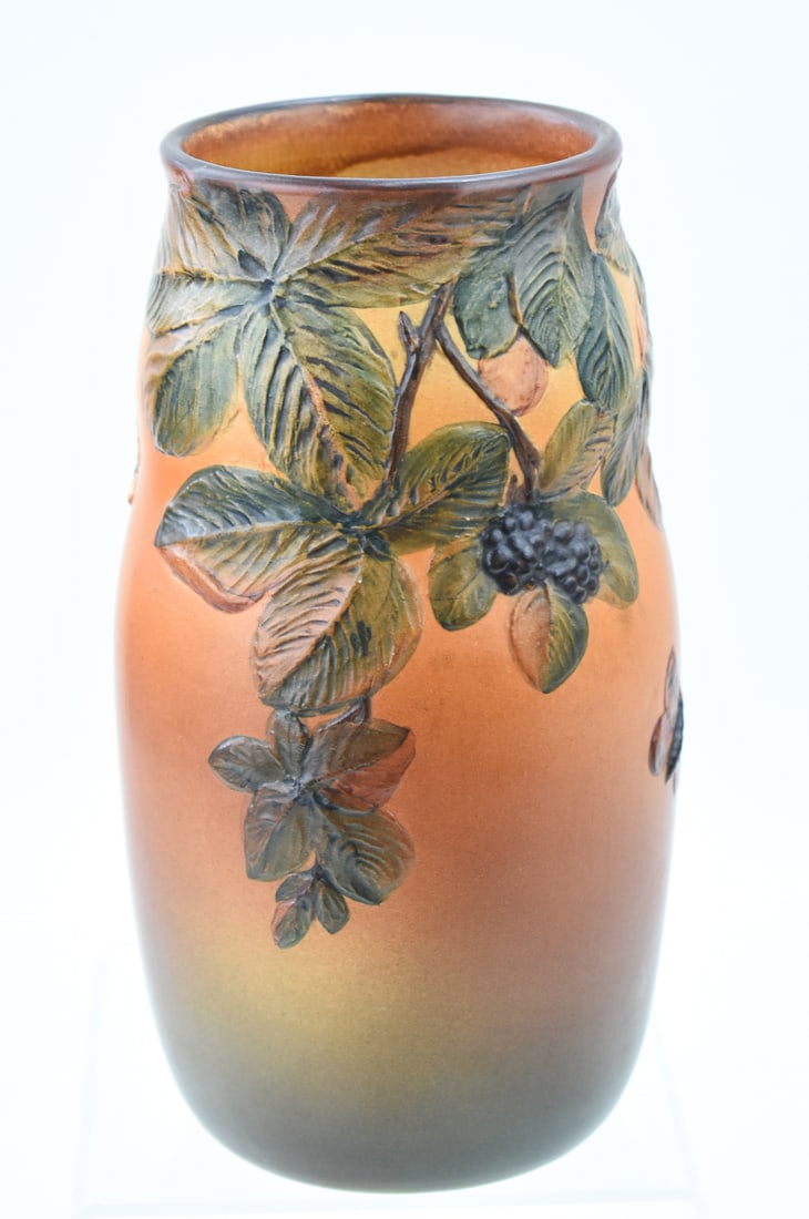 PETER IPSEN ENKE DANISH FLORAL AND BUTTERFLY VASE (1 of 3)