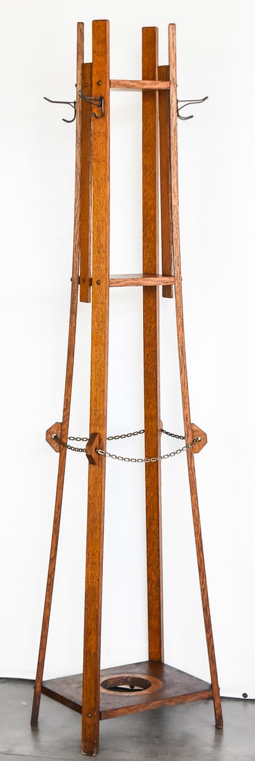 ARTS AND CRAFTS STYLE UMBRELLA STAND (1 of 2)