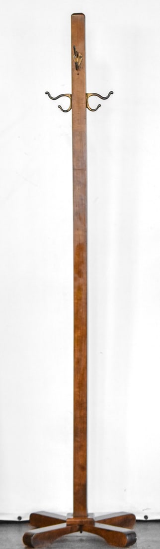 ARTS AND CRAFTS MISSION OAK COAT RACK (1 of 2)