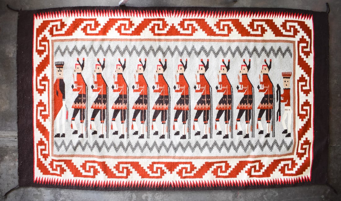 NAVAJO YEI PICTORIAL RUG (1 of 4)