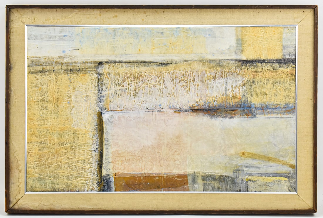 JOHN ROCK 'THE WINTER SEASON' MIXED MEDIA ON BOARD (1 of 5)