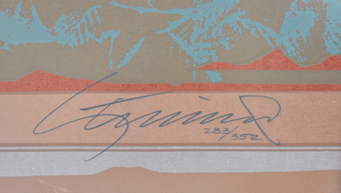 LIMITED EDITION SIGNED LANDSCAPE SERIGRAPH - 2