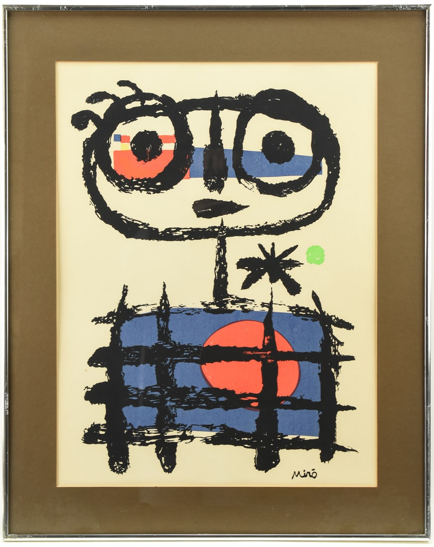 JOAN MIRO 'SUN EATER' LITHOGRAPH (1 of 3)