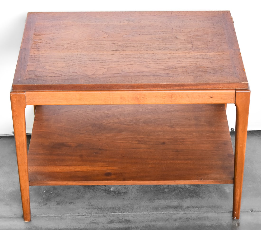 WALNUT SIDE TABLE FROM LANE - 2