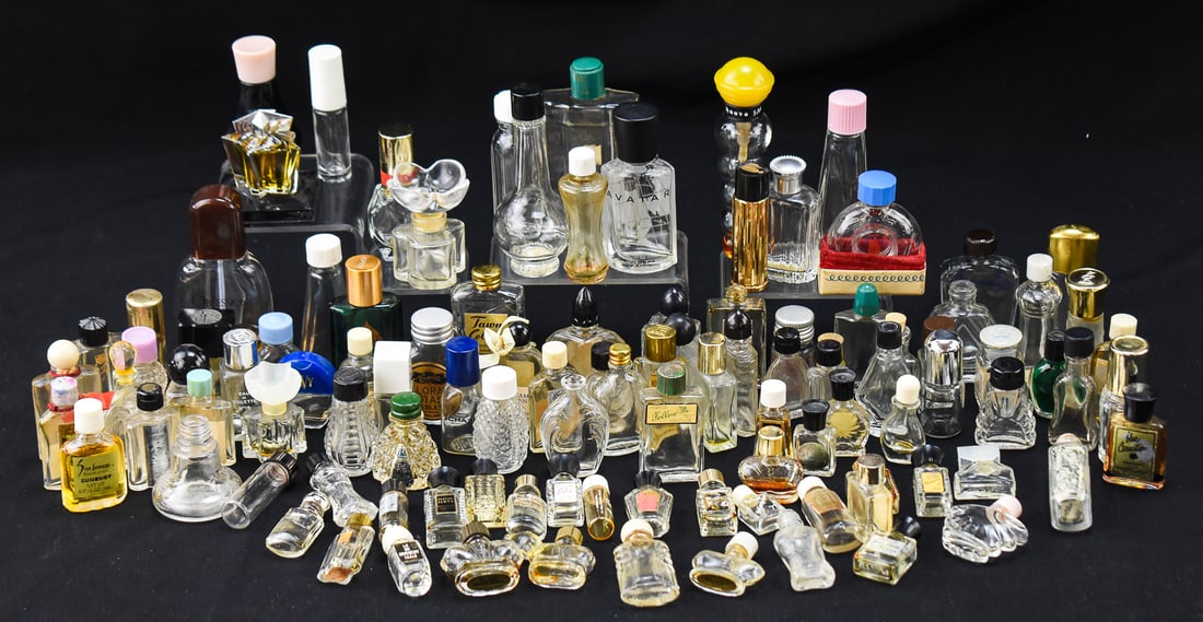 COLLECTION OF MINIATURE PERFUME BOTTLES (1 of 4)