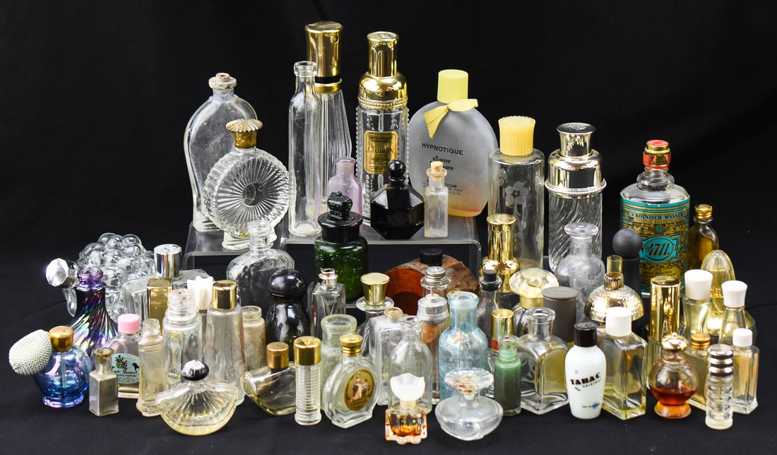 COLLECTION OF PERFUME BOTTLES (1 of 4)
