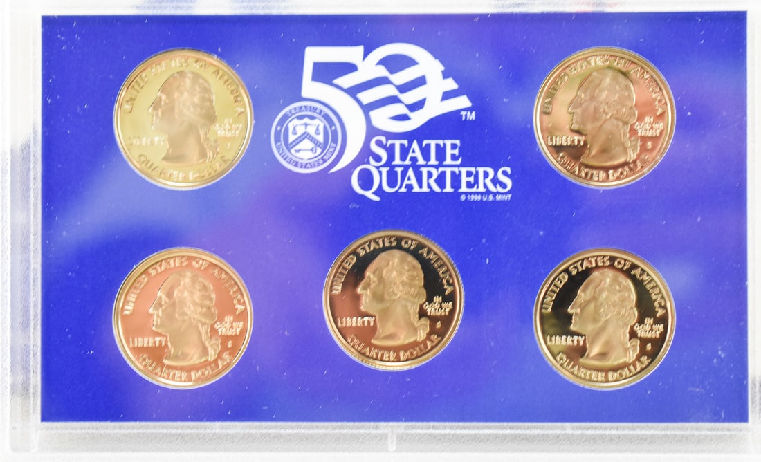 34 2002-2005 U.S. STATE QUARTERS PROOF SETS - 3