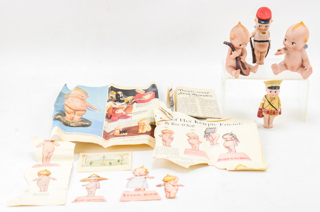 VINTAGE & ANTIQUE CAMEO DOLL COMPANY BISQUE PORCELAIN KEWPIE DOLLS & MORE (1 of 5)