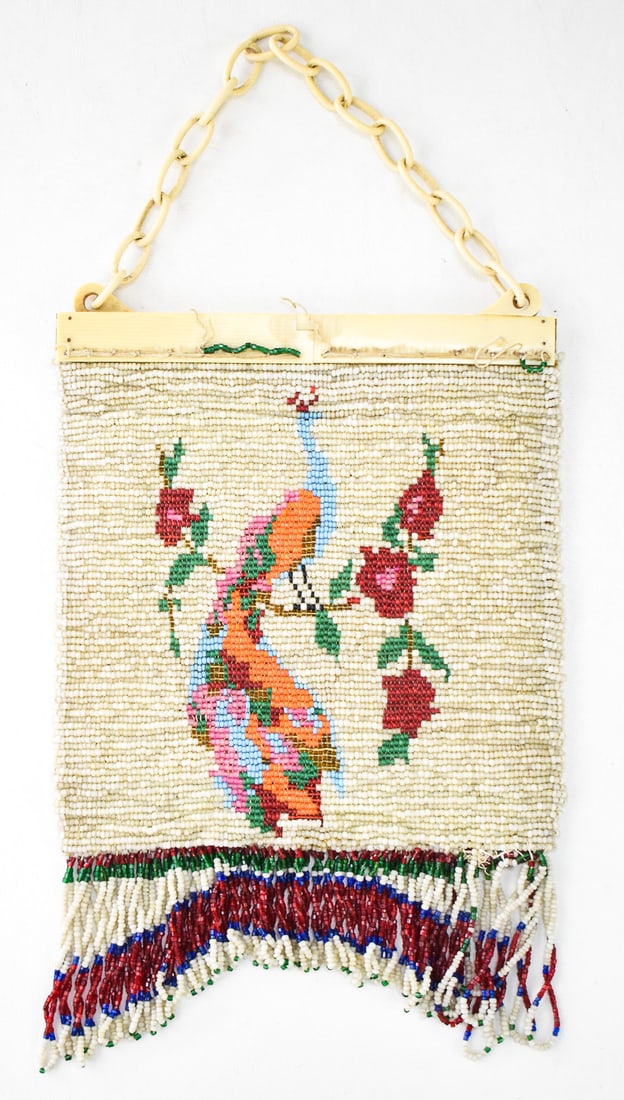 VICTORIAN MICRO BEADED PURSE - 2