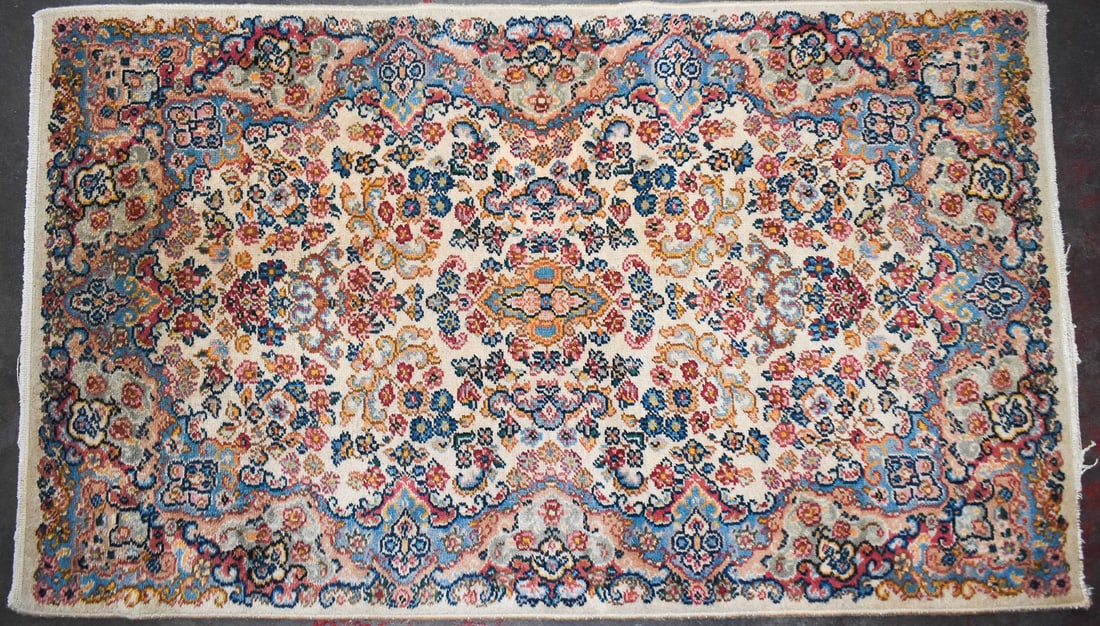 KIRMAN DESIGN ALL WOOL RUG MADE BY KARASTAN (1 of 2)