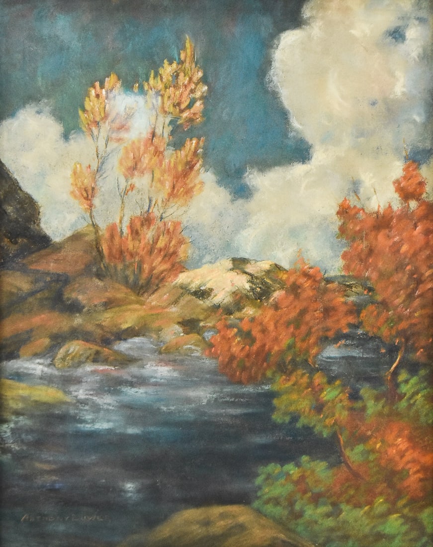 ANTHONY EUWER "FALL LANDSCAPE" PASTEL - 2