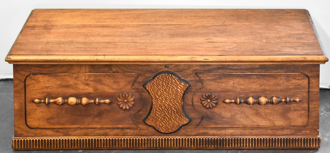 JACOBEAN STYLE CEDAR CHEST - 2