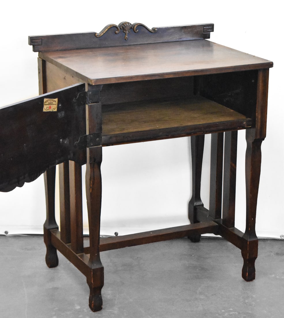 ANTIQUE PHONE TABLE - 3