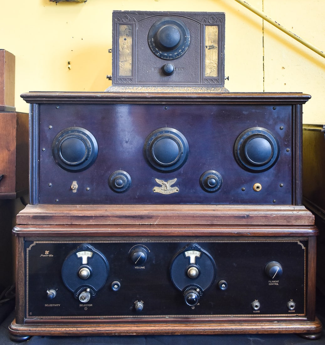 UDISCO BREMER TULLY "POWER SIX" TUBE RADIO, EAGLE RADIO COMPANY TYPE B RADIO, AND MORE (1 of 2)