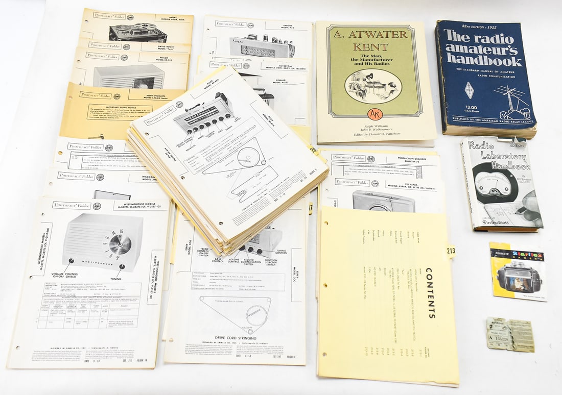 RADIO COLLECTING BOOKS/INFORMATION PAGES: "RADIO LABORATORY HANDBOOK" AND MORE (1 of 5)