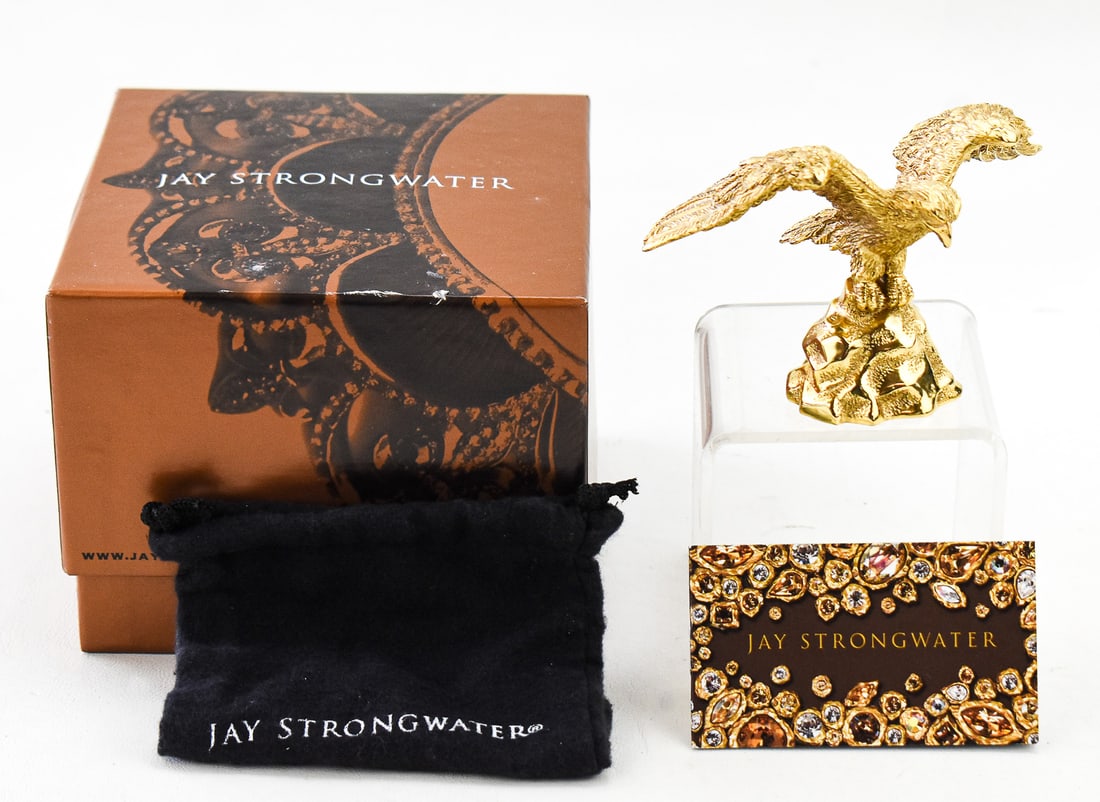 JAY STRONGWATER DAVIS EAGLE FIGURINE (1 of 4)