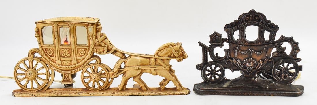 ANTIQUE METAL CARRIAGE LAMPS: SPANORA (1 of 4)