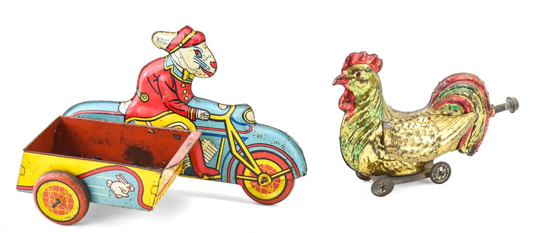 SET OF TWO EASTER THEMED TIN TOYS (1 of 3)
