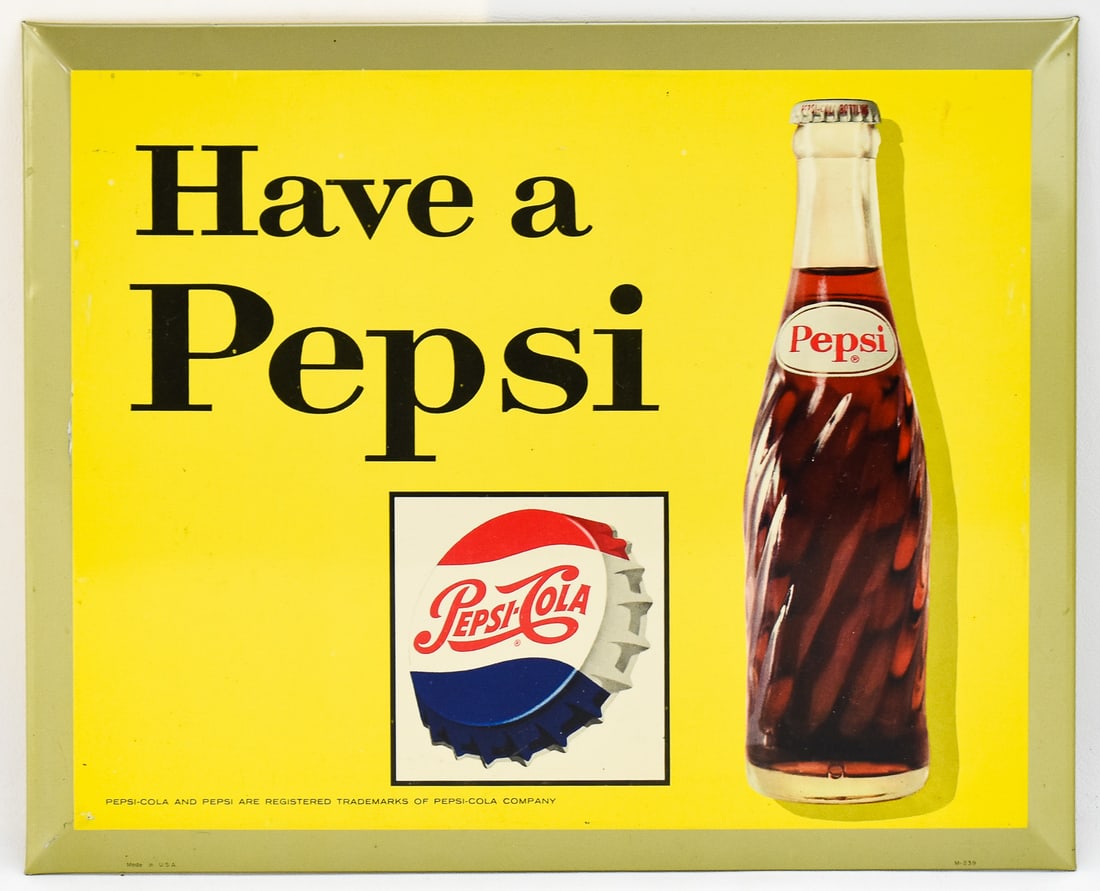 "HAVE A PEPSI" DISPLAY SIGN (1 of 2)