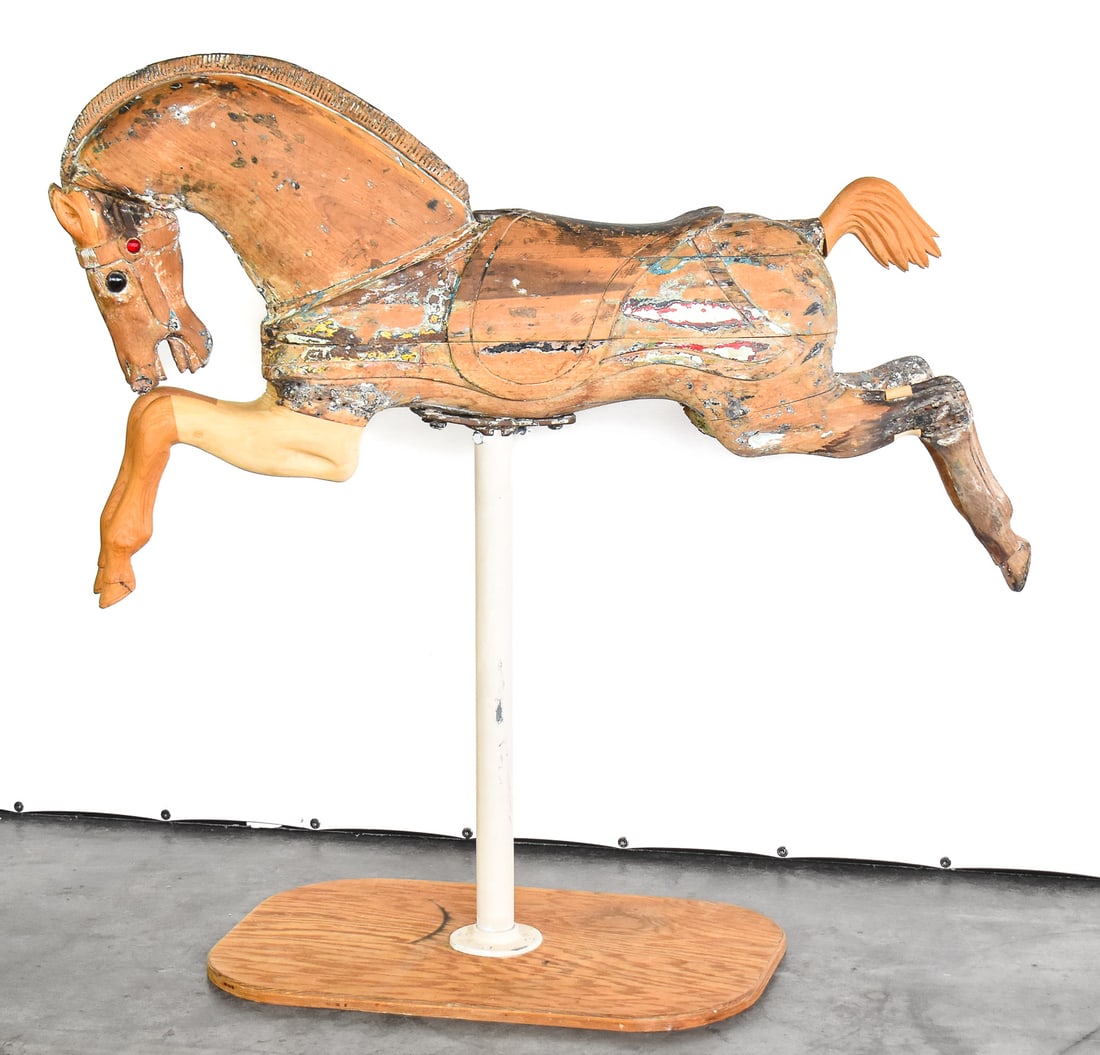WOODEN CAROUSEL HORSE (1 of 4)