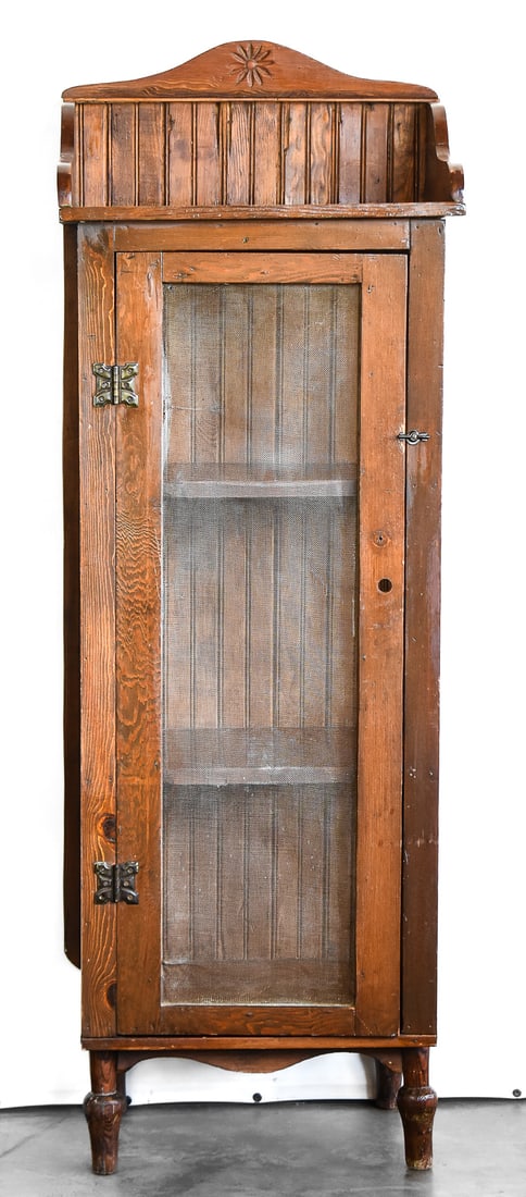 ANTIQUE PINE PIE SAFE - 2